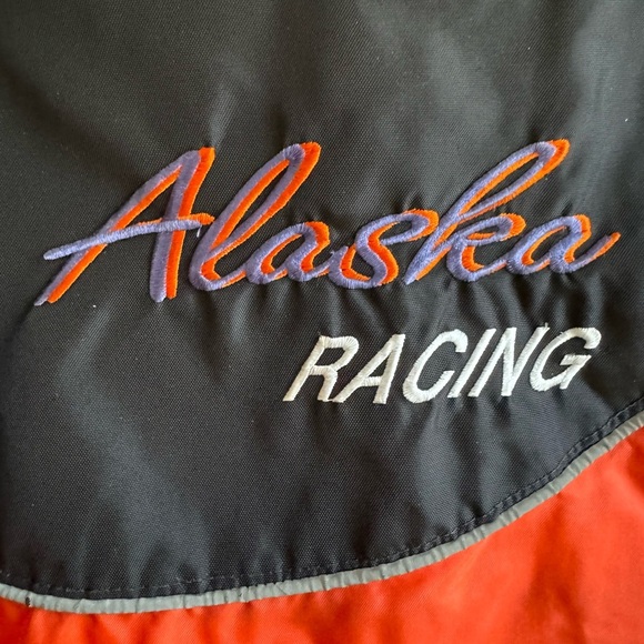 VTG ‘90s Alaska Racing Jacket Black Purple Orange Size: S - Picture 3 of 11